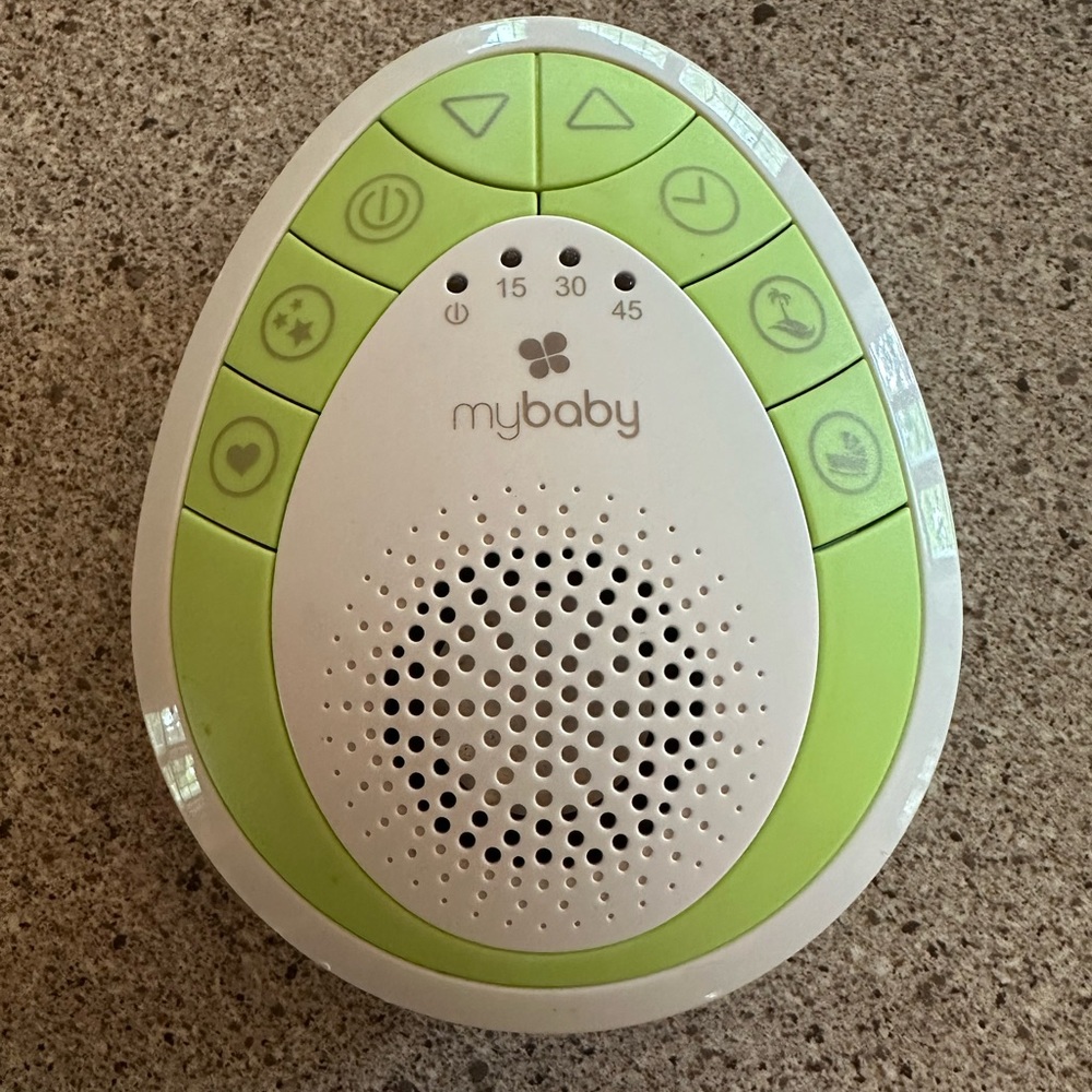 Mybaby baby sound machine portable heartbeat, ocean, nature